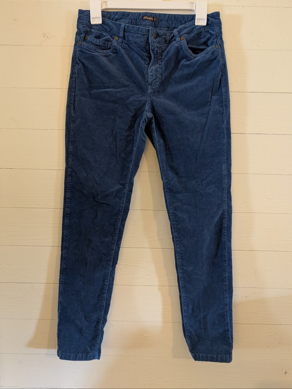 J McLaughlin Dusty Blue Corduroy Jeans Ladies Sz 6